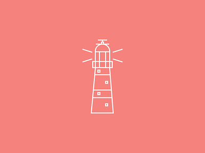 Lighthouse clean icon lighthouse line icon outline simple