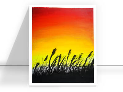 The Reeds design drawing illustration painting