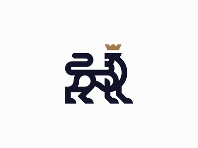 King Panther Logo animal brand branding creative crown design for sale geometry logo heraldic heraldry jaguar king leopard logo panther royal simple tiger vector wild