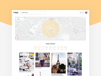 Trippp App design pastel photo photo app pinterest travel