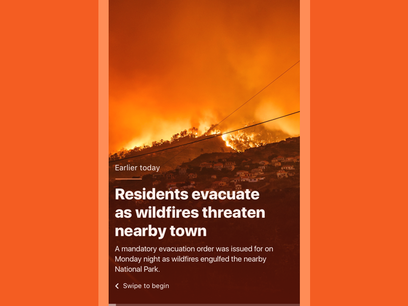 Twitter Redesign: Bold Headlines news headlines typography