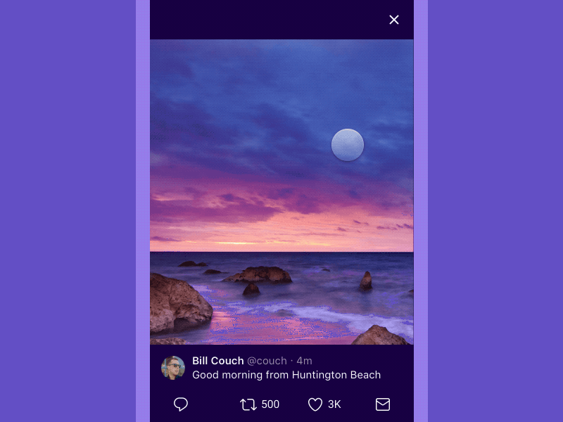 Twitter Redesign: Immersive Media dominant color framer immersive photo viewer redesign twitter