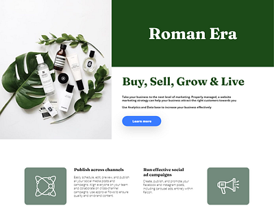 Roman Era app branding gradient icon illustration illustrator logo minimal typography web