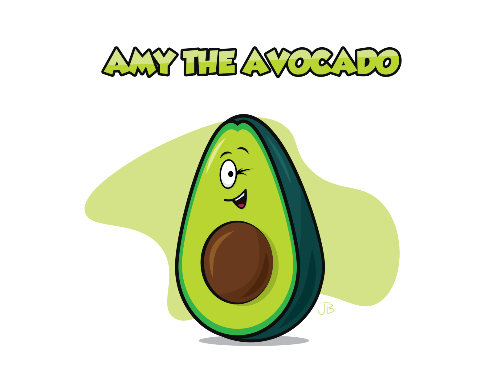 Amy the Avocado by Jack Beau on Dribbble