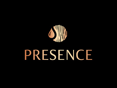 Presence Logo branding clean design icon identity lettering logo minimal typography vector