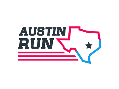 Austin Run 7/30 Logo Challenge austin run brand mark design illustration logo thirtylogos vector