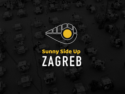 Zagreb Sunny Side Up Logo branding branding and identity breakfast caffe design location logo pop up sunny sunny side up vector zagreb