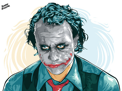 Joker " Heath Ledger " vectorart