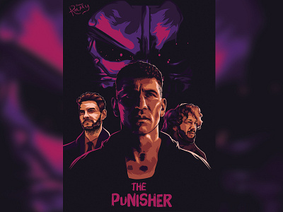 The Punisher Poster illustration poster vector vectorart