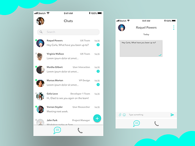 Daily UI #013 Direct Messaging