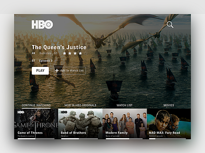 Daily UI #025 TV App