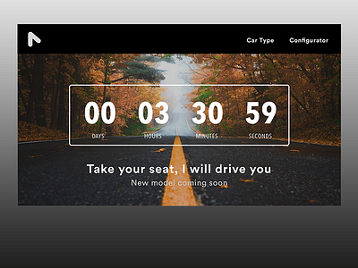 Daily UI #014 Countdown Timer by Jose Trave Villalba on Dribbble