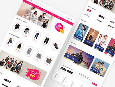 Landing page 2 design ui