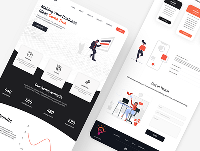 landing page 4 design ui