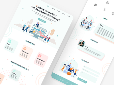 Development Agency landing page