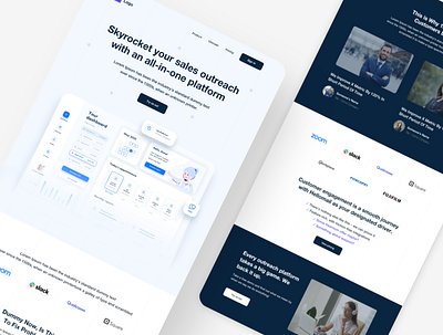 Landing Page design ui