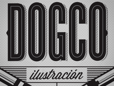 DOGCO Detail dogco illustration lettering type