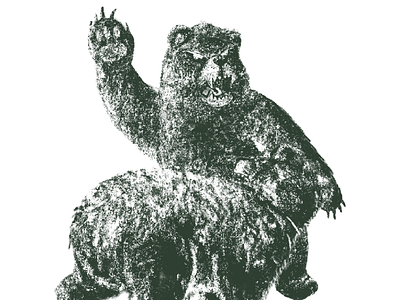 Backcountry bear drymedia illustration