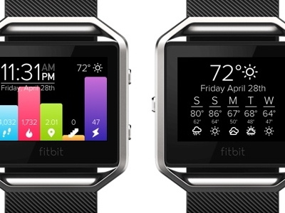Fitbit UI Concept fitbit smartwatch uidesign