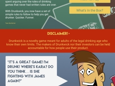 Drunkwick Website Design