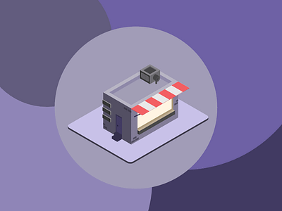 Isometric Cafe