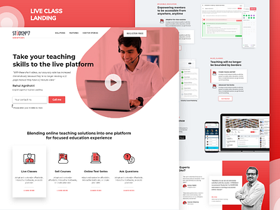 Live Class Landing Page