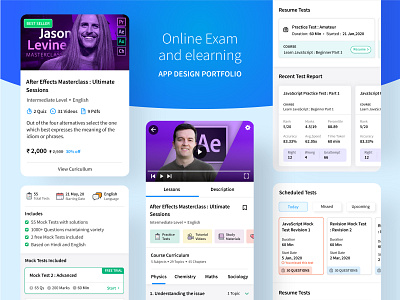 Online Learning and Exam App