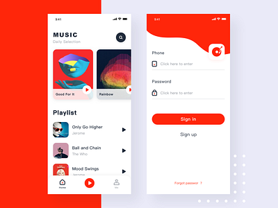 music UI