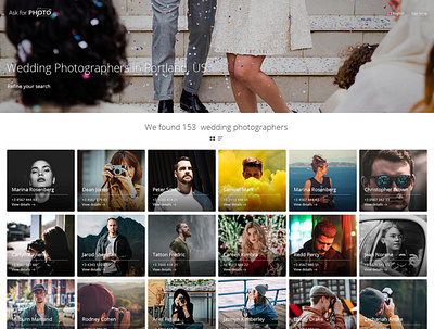 Ask For Photo photographers web design