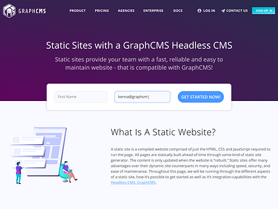 Easier Landing Page SignUp Form coding figma gatsbyjs react signup static site generator