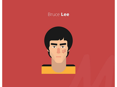 Bruce Lee character design design illustration illustrator vector vector design