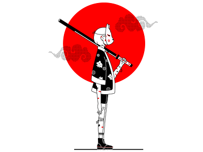 girl with katana