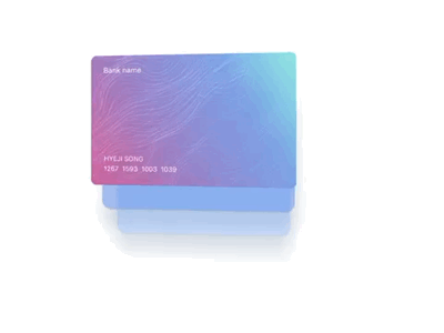 3d Card Interaction 3d card credit card interaction motion animation ui