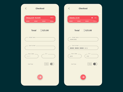 Credit Card Checkout Page | DailyUI #2