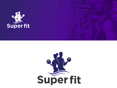 " Super fit " logo design logo logo design super fit logo