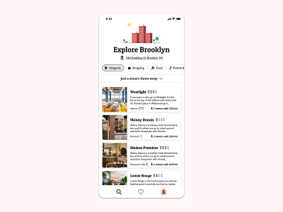 🕵️‍♀️Neighbourhood Discovery App explore ios app neighborhood product design uxui