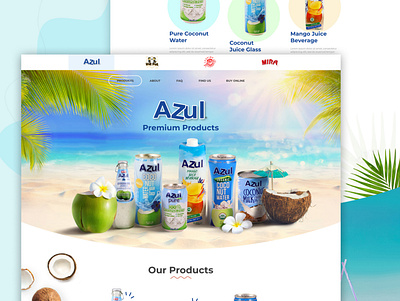 Premium food products bright colorful design figma inspiration landingpage photoshop promo ui ui design uidesign web design webdesign website design