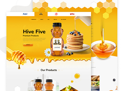 Honey website design