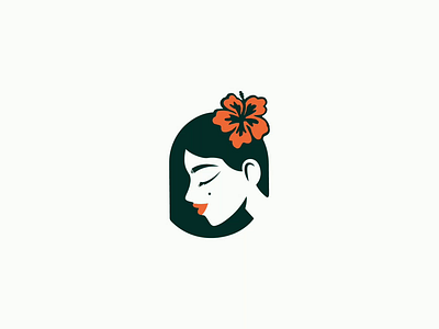 Logo for Hula Girl aloha colorful design flower girl hawaii hula girl icon illustration logo natural typography vector