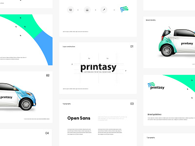 Printasy - Branding Design agency branding company design icon logo printing typography