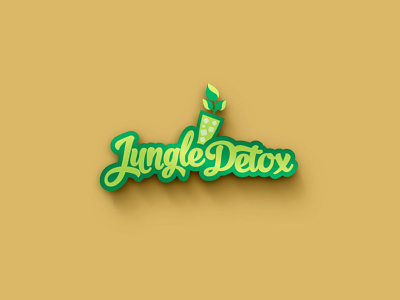 Logo for Jungle Detox design energy healthy juice jungle lifestyle logo
