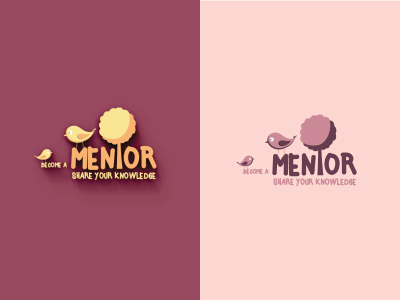 Logo for Become a Mentor by Nikola Opacic on Dribbble