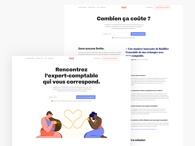 freddelacompta.com redesign services page animation app branding dashboard design home illustration interface landing logo minimal page product startup typography ui ux web webdesign website