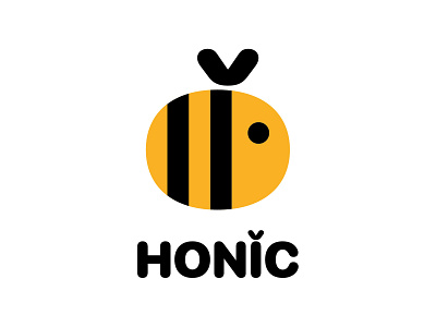 Honic bee branding design graphic design graphicdesign honey identity illustration illustrator logo logo design minimal modern msmailey vector