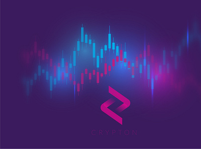 Crypton bitcoin brand branding crypto crypto currency design eth exchange graphic design identity design logo minimal modern visual identity