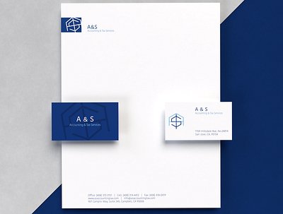 A&S stationery accounting branding businesscard identity letterhead logo msmailey print stationery tax