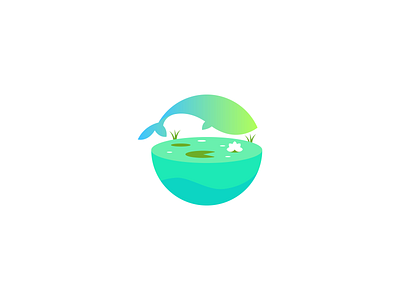 Fish Pond abstract fish illustration logo playful pond vector