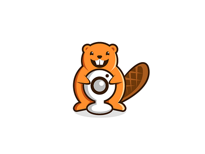 Beaver logo for Adult Cam Site beaver logo mascot