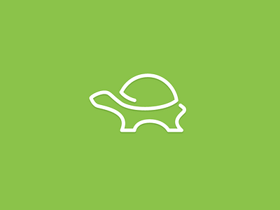 Lineart Turtle Logo abstract animal line logos modern playful simple