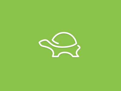 Lineart Turtle Logo